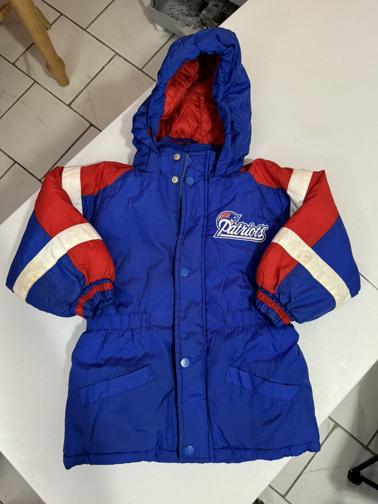 New England Patriots Winter Jacket 3T (NFL WINTER JACKET)