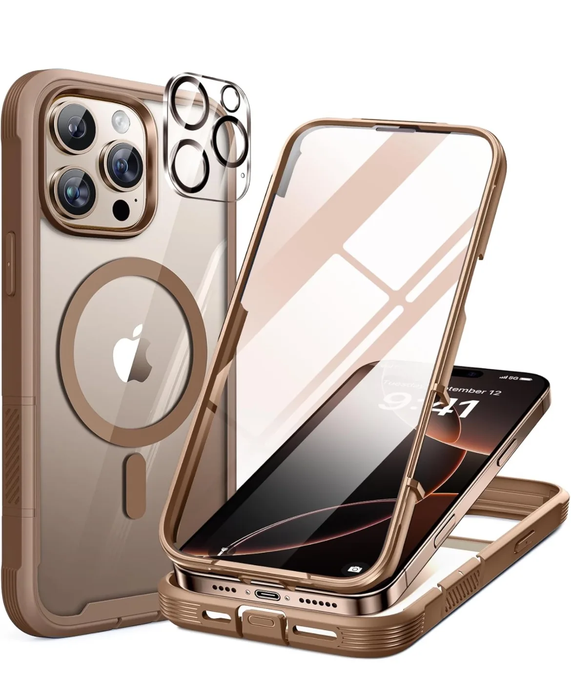 iPhone 16 Pro Max Case with Screen & Cam Protector thumbnail