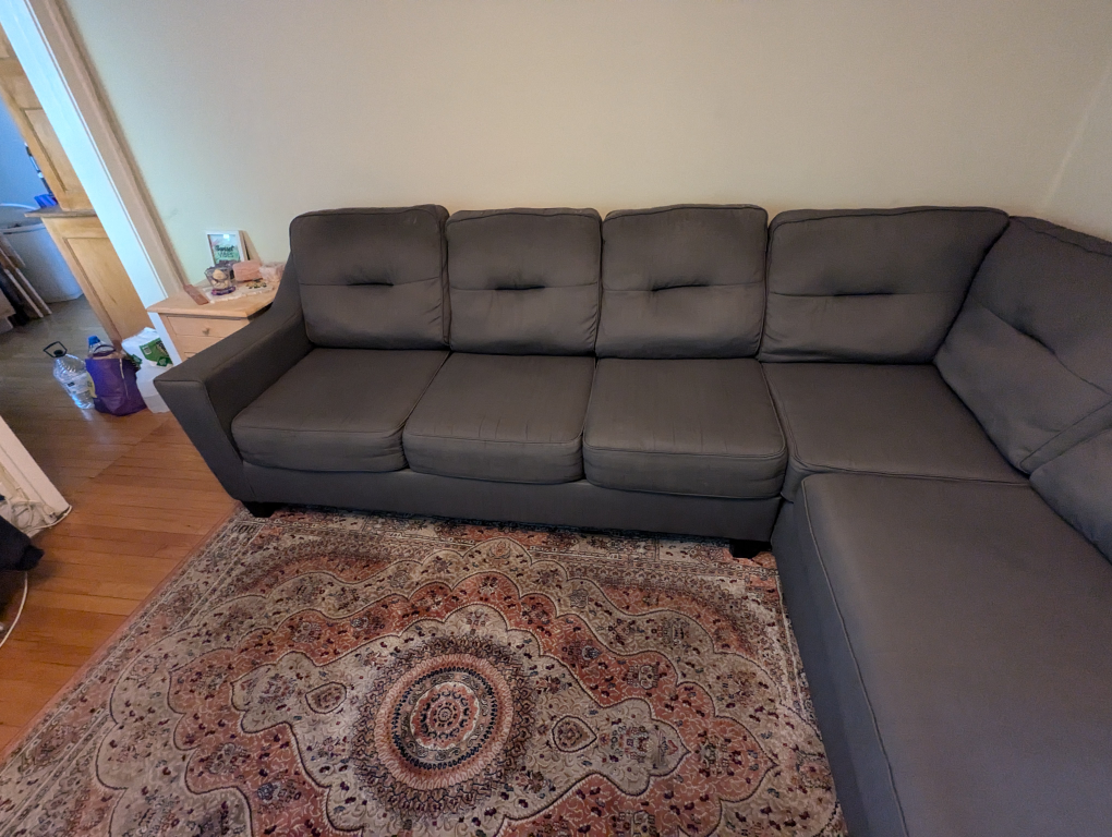 Grey Sectional Sofa - photo 2