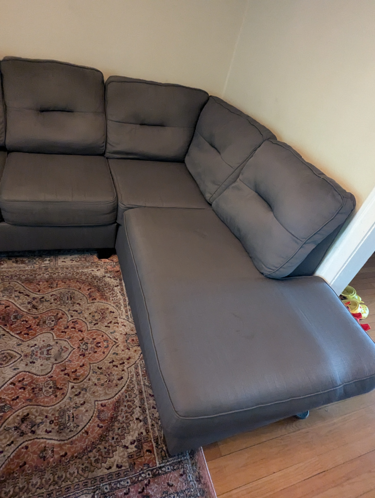 Grey Sectional Sofa - photo 3