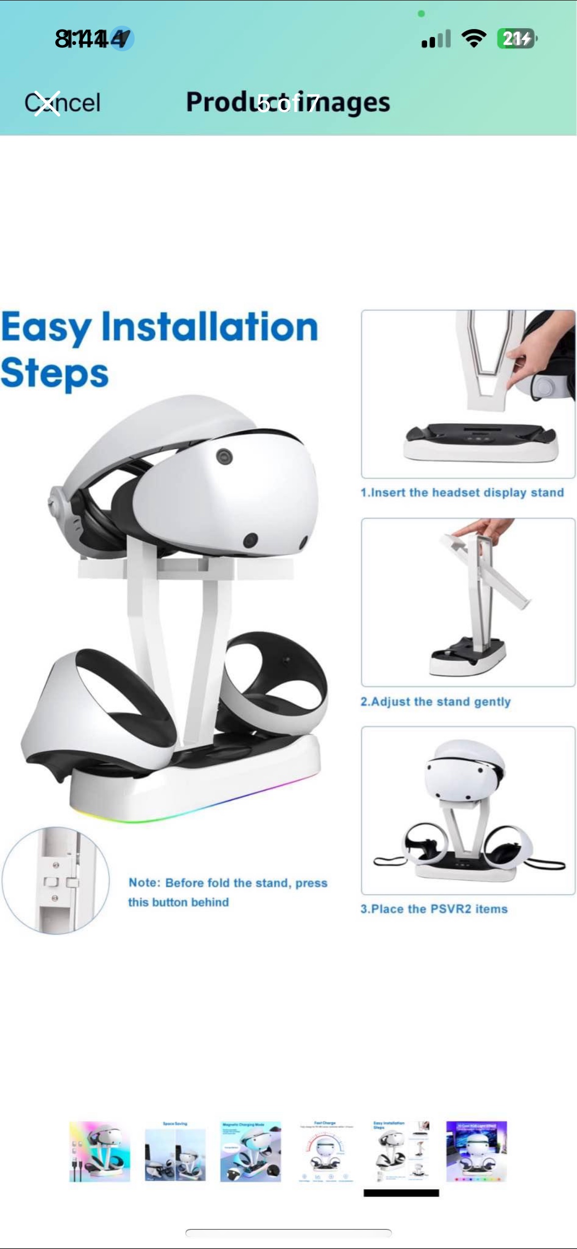 VR Headset and Controller Charging Stand - photo 5