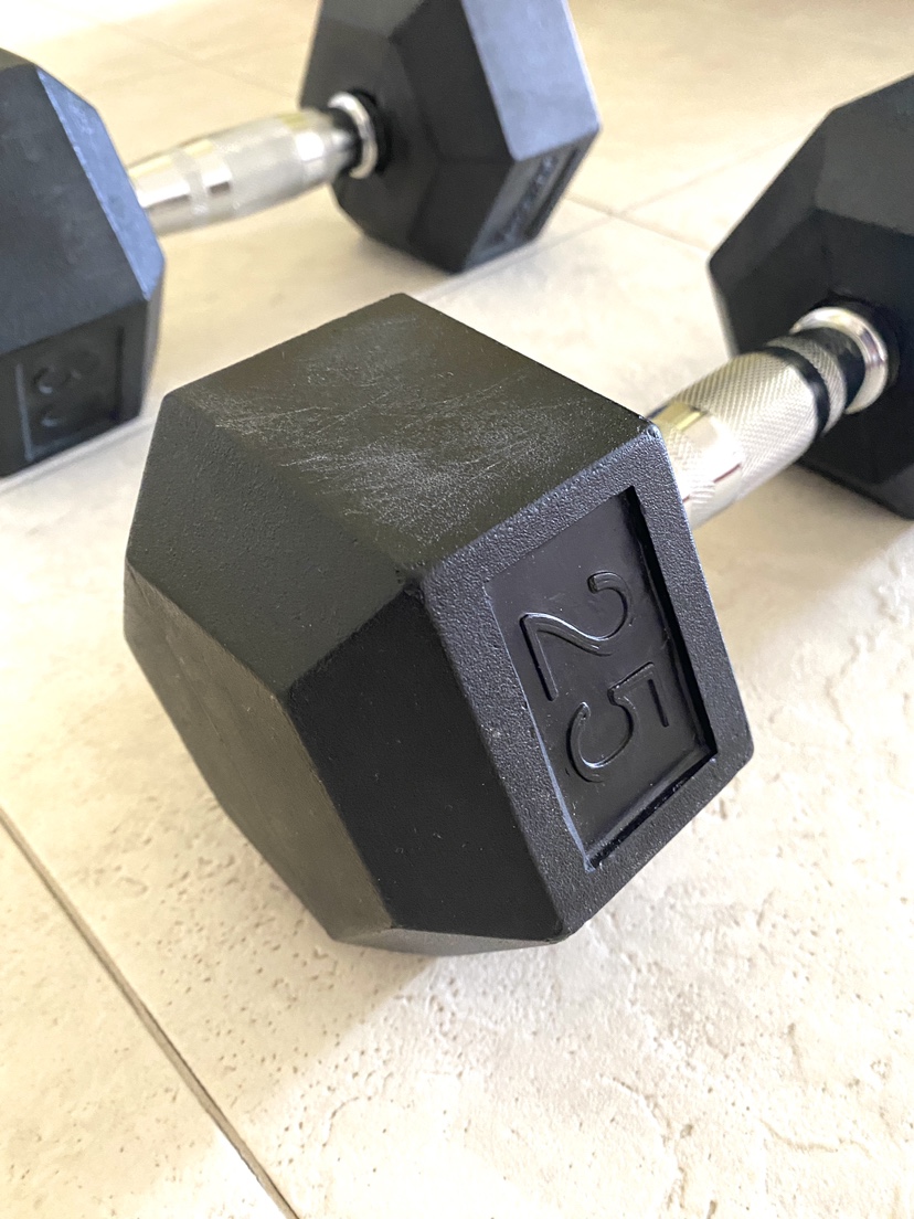25 and 30 Pound Dumbbells - photo 2