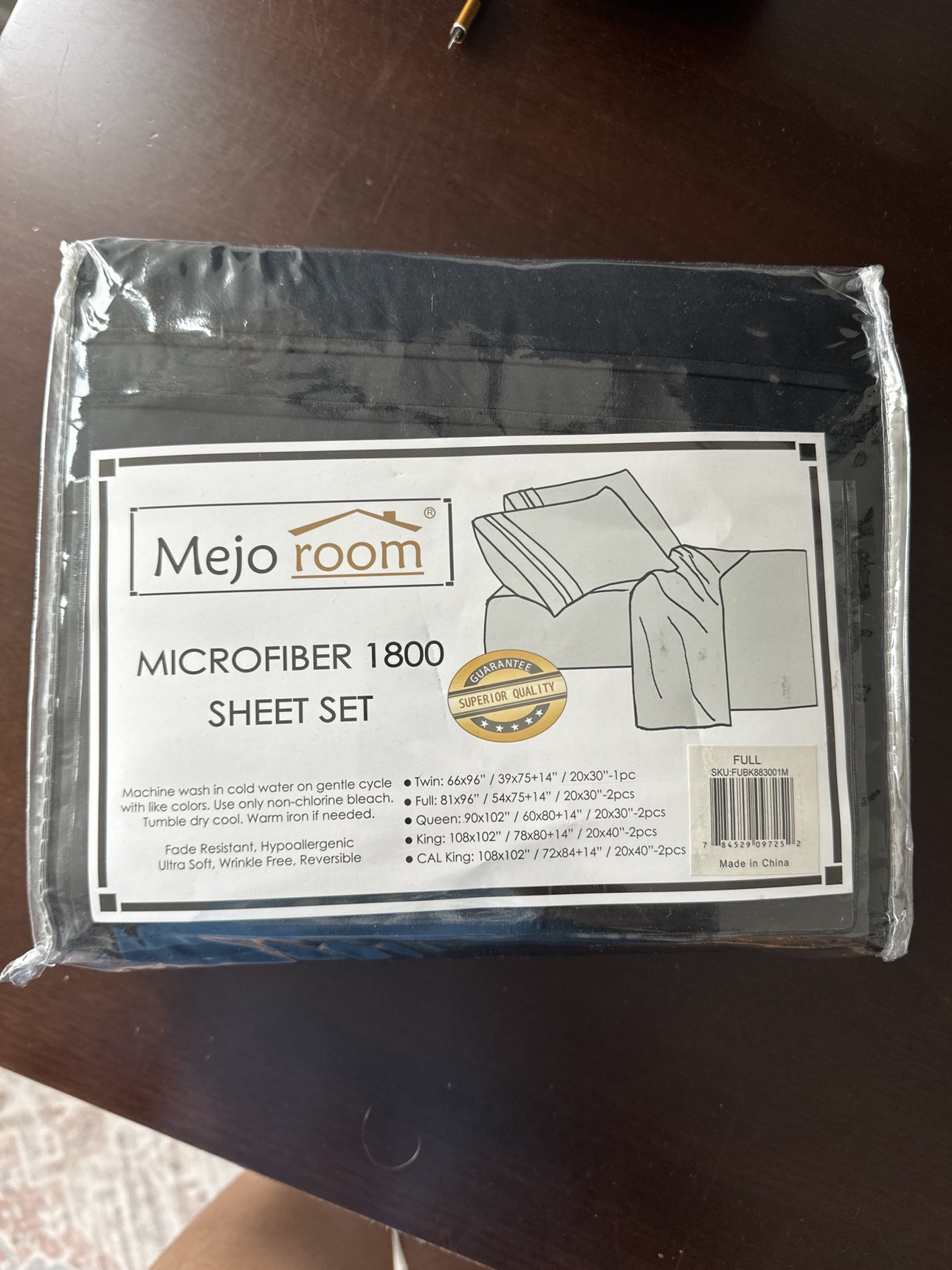 Microfiber 1800 Sheet Set
