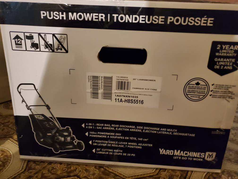 Yard Machines Push Mower - photo 2