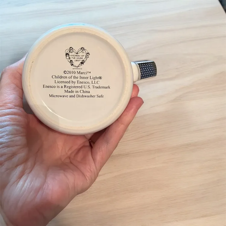 Black and White Friends Children of the Inner Light Enesco Mug image indicator(4)