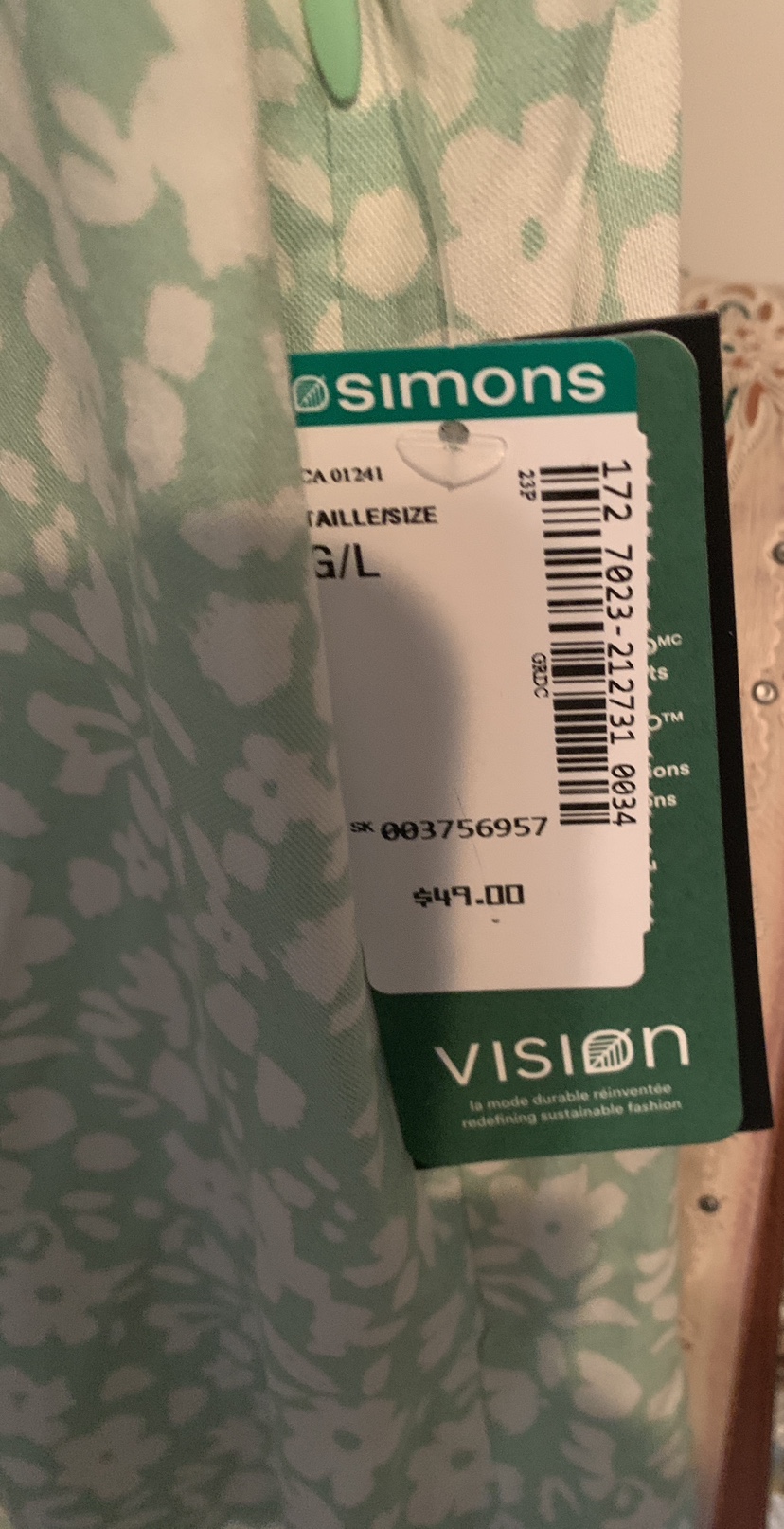 Green Floral Dress 🧡 - photo 4