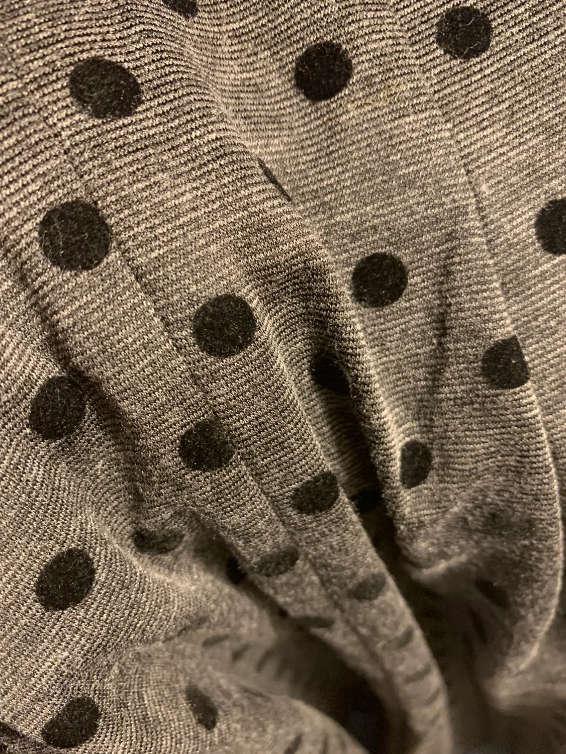 Dark Grey & Black Polka Dot Dress image indicator(8)