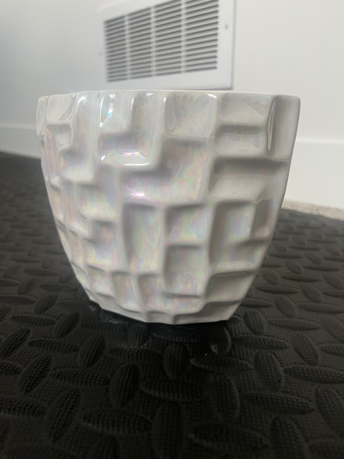 White Ceramic Planter / Vase