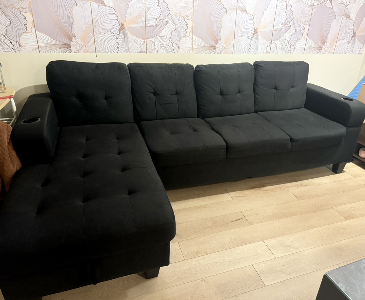 Black Sectional Sofa