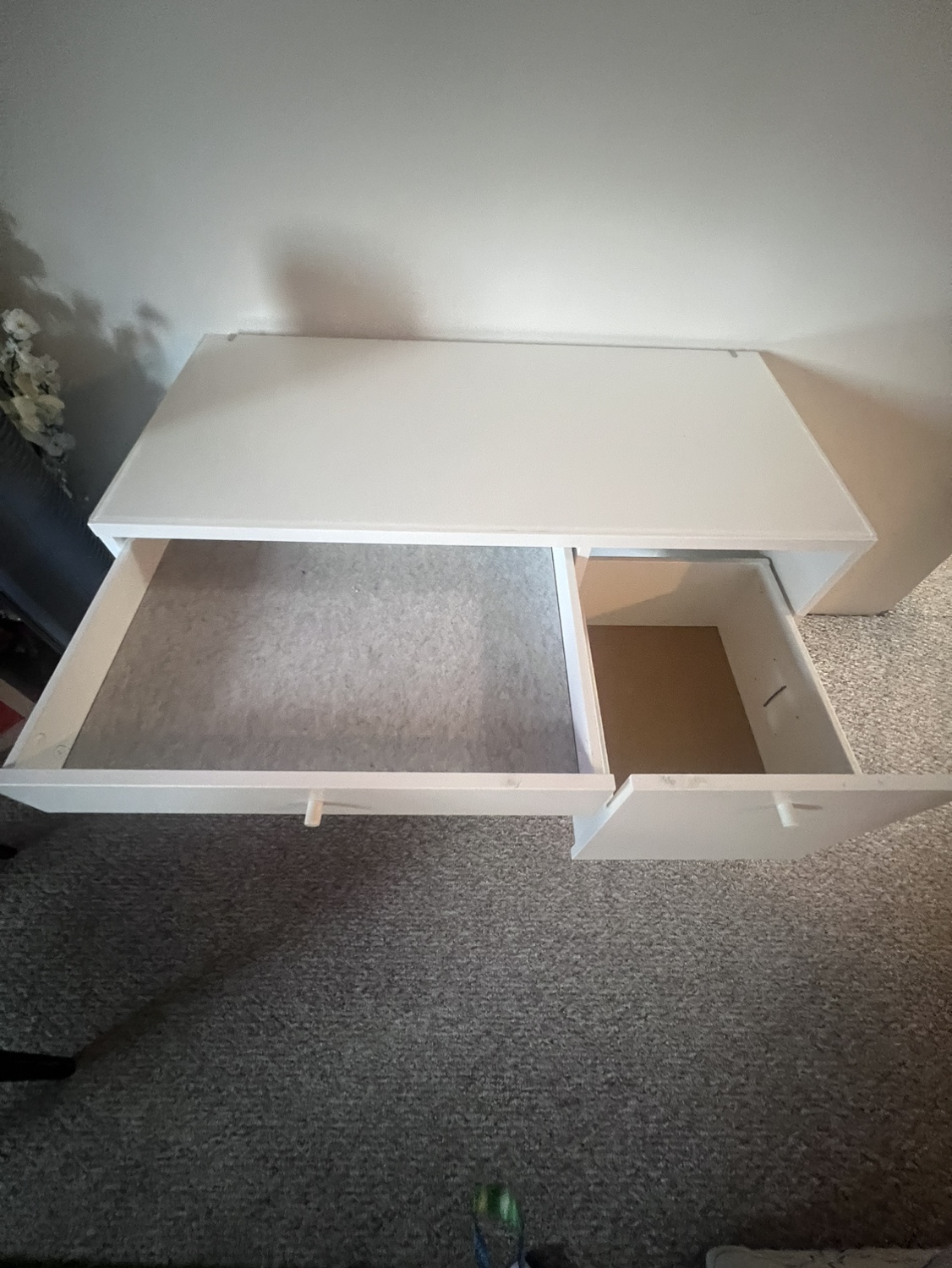 White Desk (office desk/ dresser drawe) - photo 3