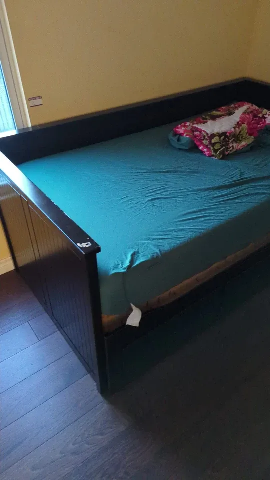 Twin size bed + mattress thumbnail