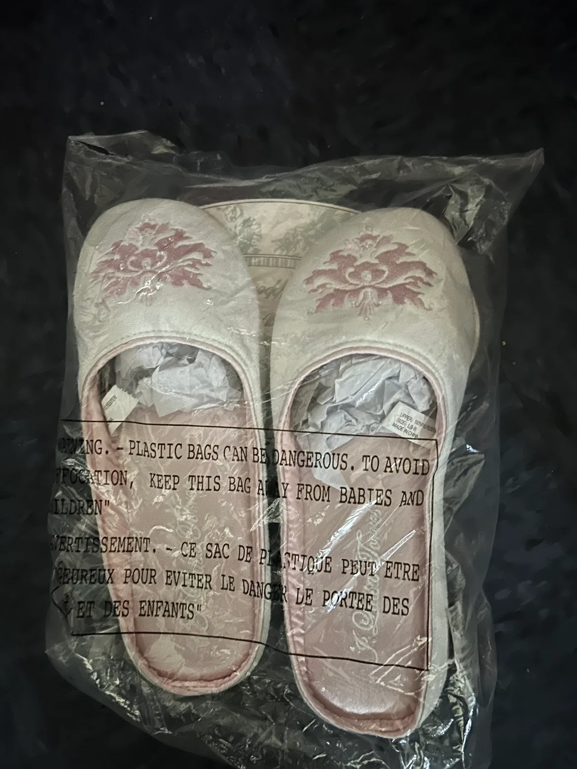 Floral Embroidered Slippers thumbnail