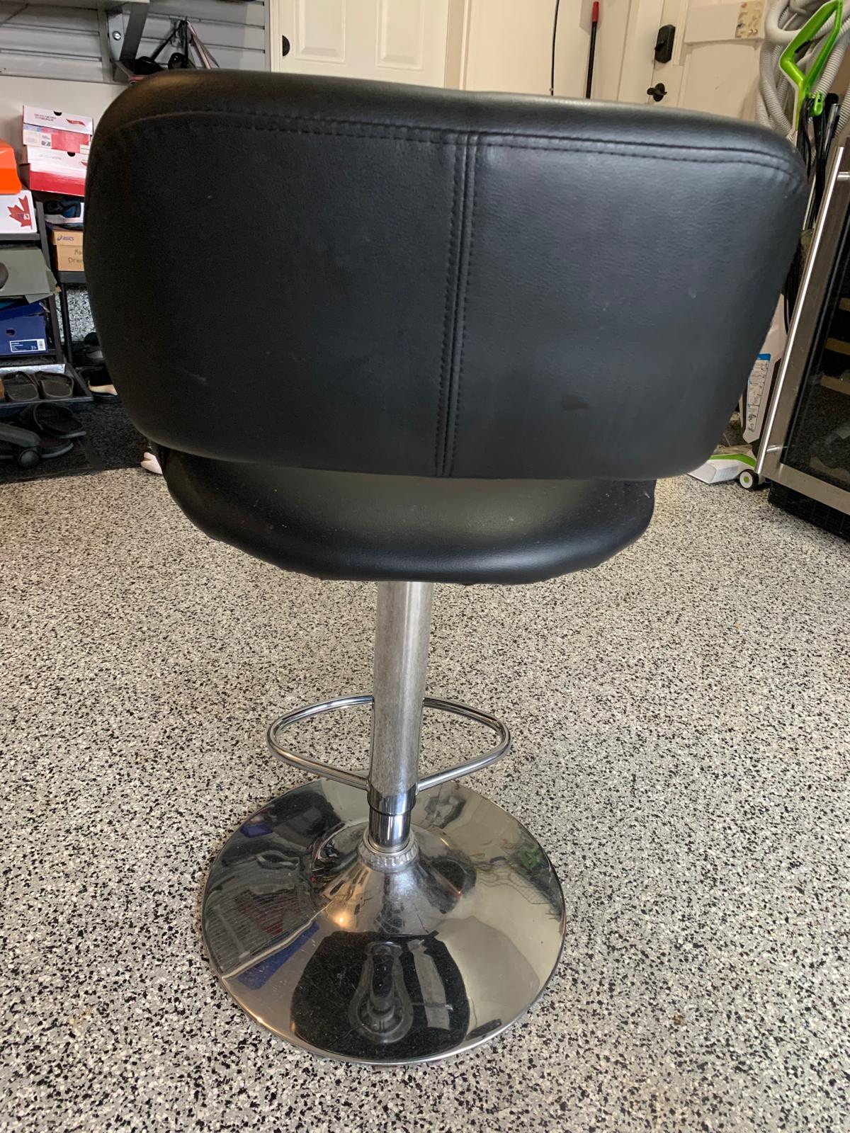 Black Swivel Bar Stool - photo 2