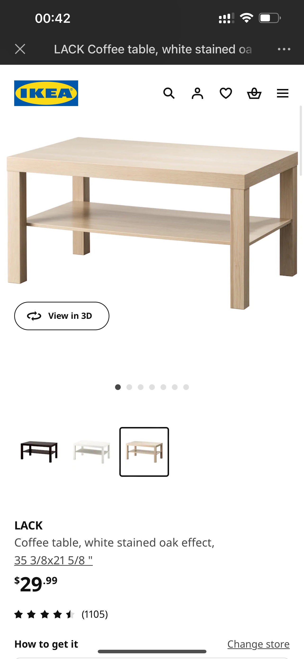 IKEA LACK Coffee Table - photo 2