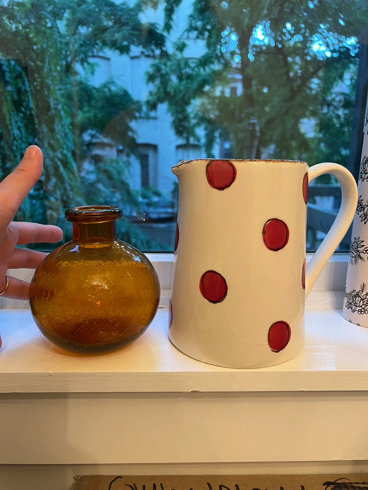 Polka Dot Pitcher and a small vase thumbnail