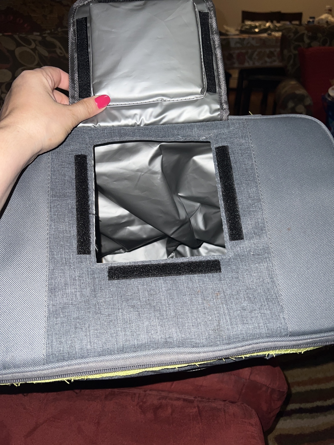 Grey and Yellow Cooler Bag - photo 3