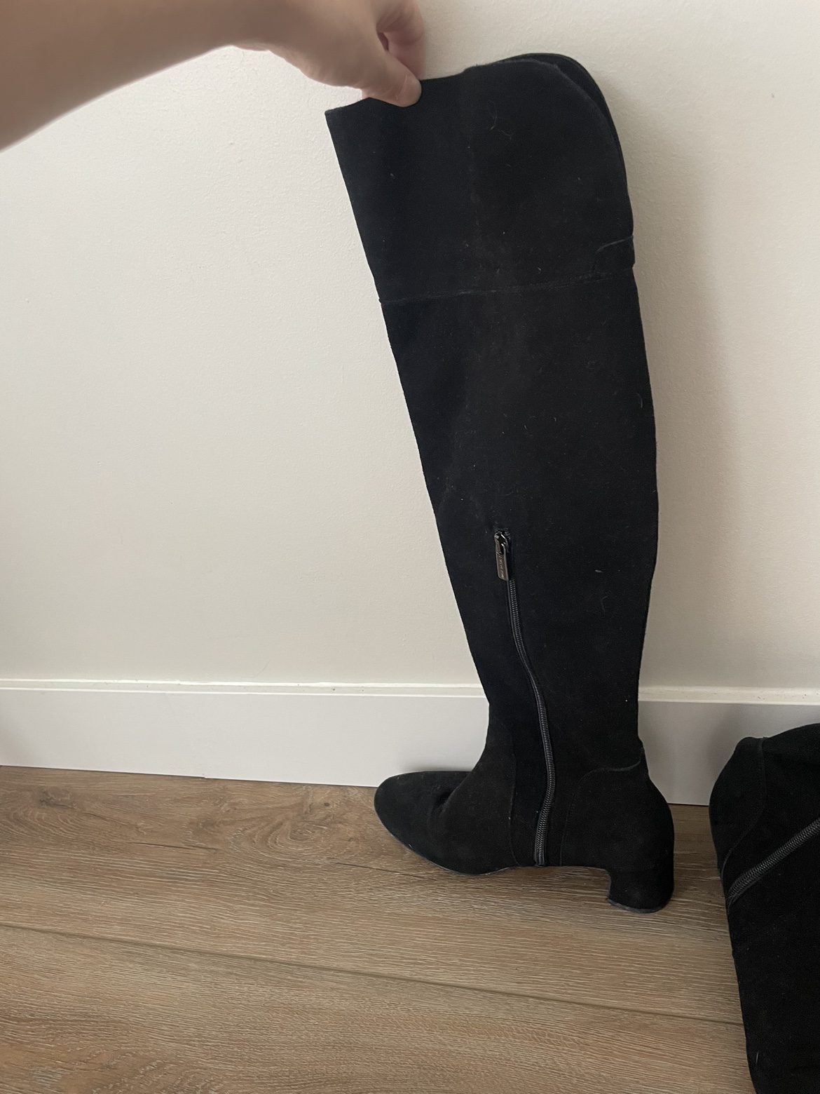 Over the knee boots suede size 8 - photo 4