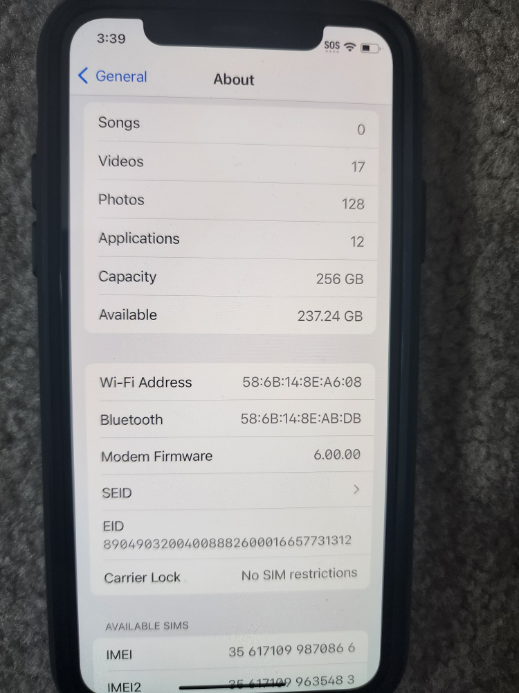 iPhone xs space grey 256gb - photo 2