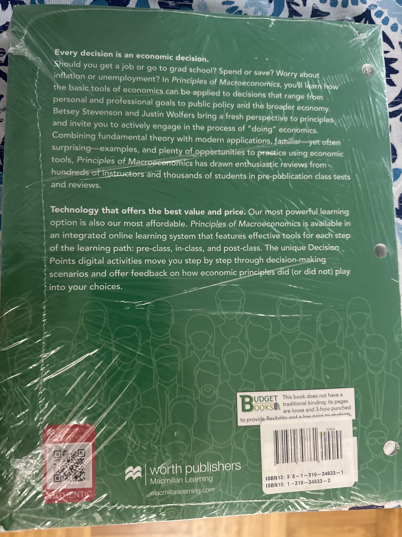 Principles of Macroeconomics by Betsey Stevenson, Justin Wolfers - photo 2