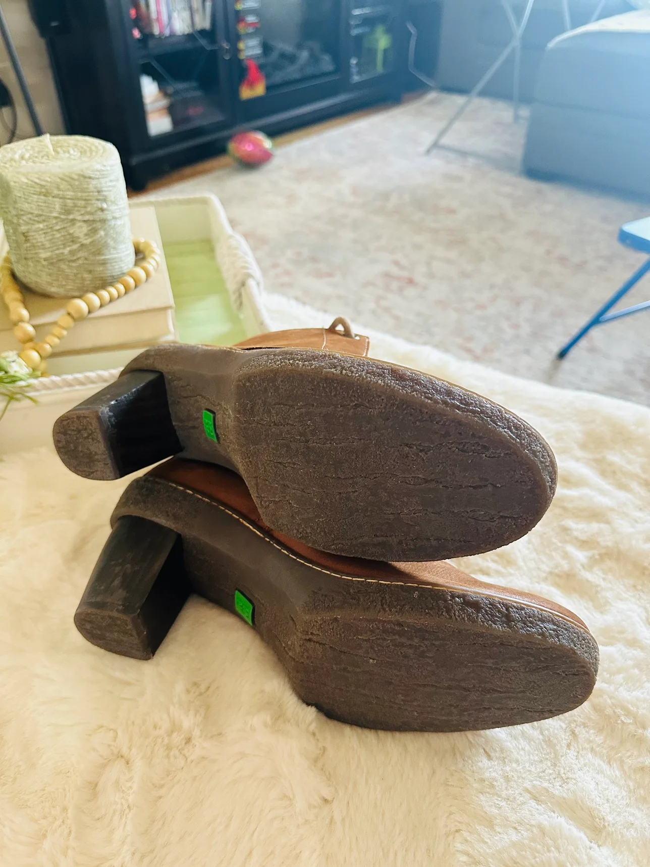 El Naturalista women genuine leather semi boots size 42 (size 9) image indicator(5)