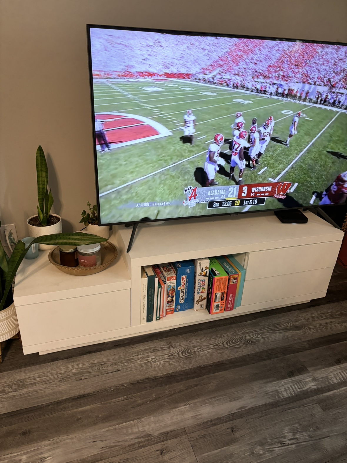 White TV Stand