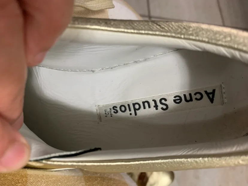 Acne Studios Gold Sneakers image indicator(4)