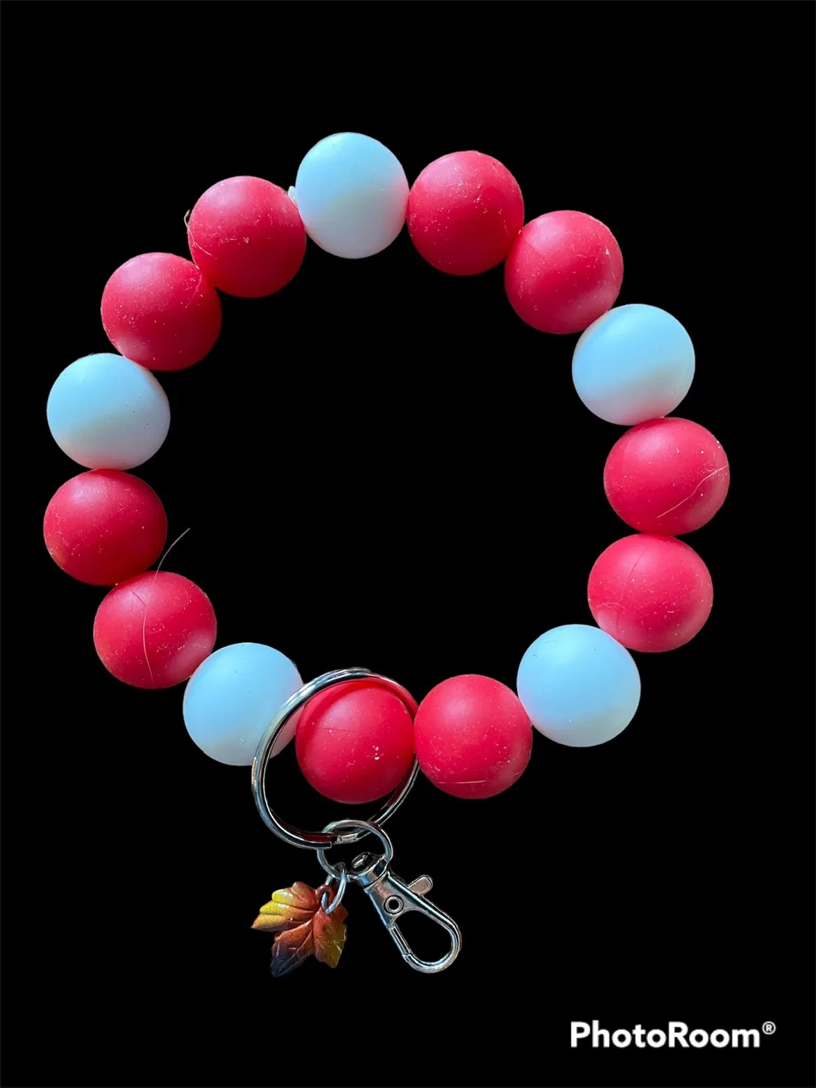 Silicone Bead Key Chain image indicator(9)