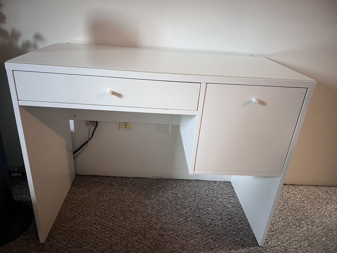 White Desk (office desk/ dresser drawe) - photo 5