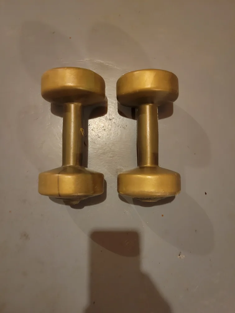 Gold Dumbbells thumbnail