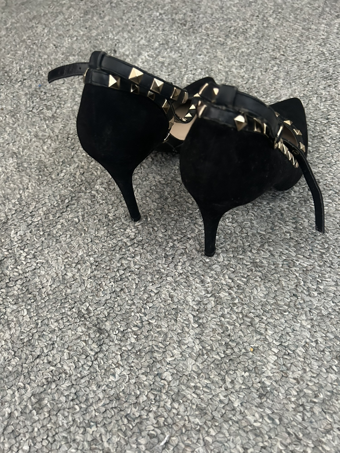 Black and gold heel size 8 - photo 3