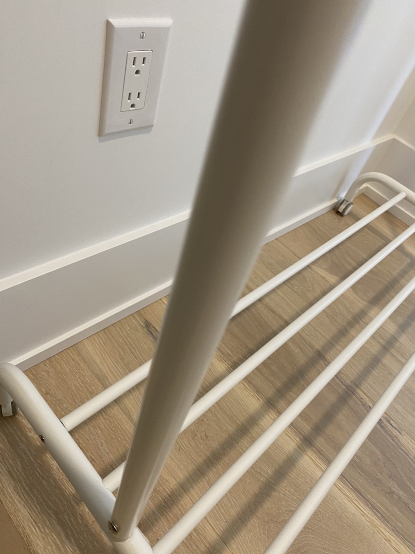 IKEA White Garment Rack - photo 2