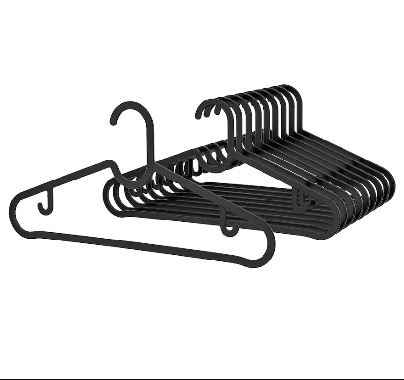 Moving sale - IKEA Black Plastic Hangers - 50 for $5 image indicator(3)