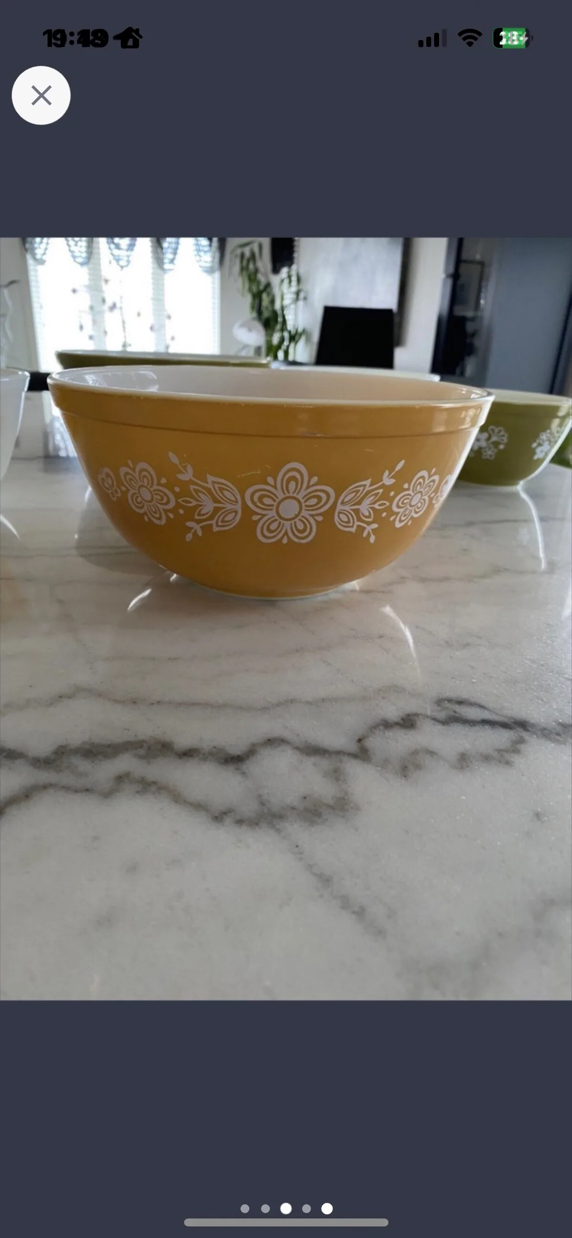 Vintage Pyrex Mixing Bowls image indicator(5)