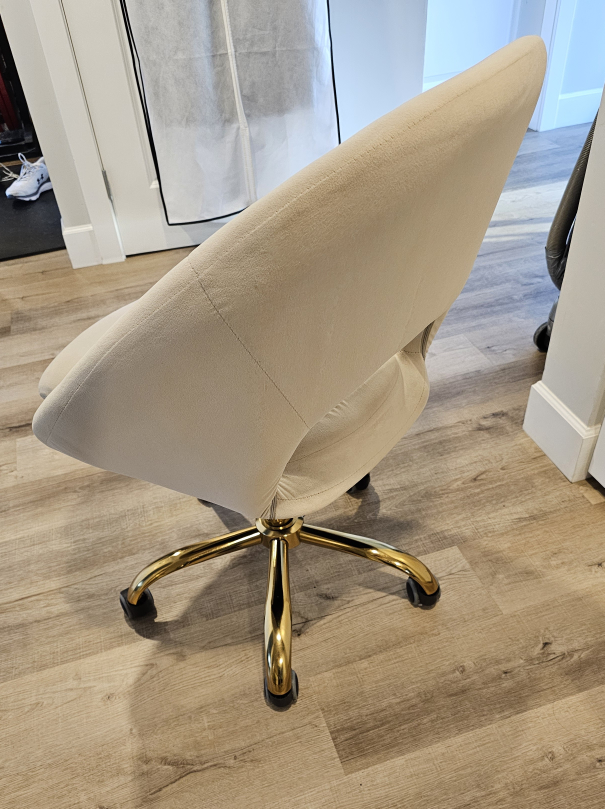 Gold Swivel Desk Chair - photo 2