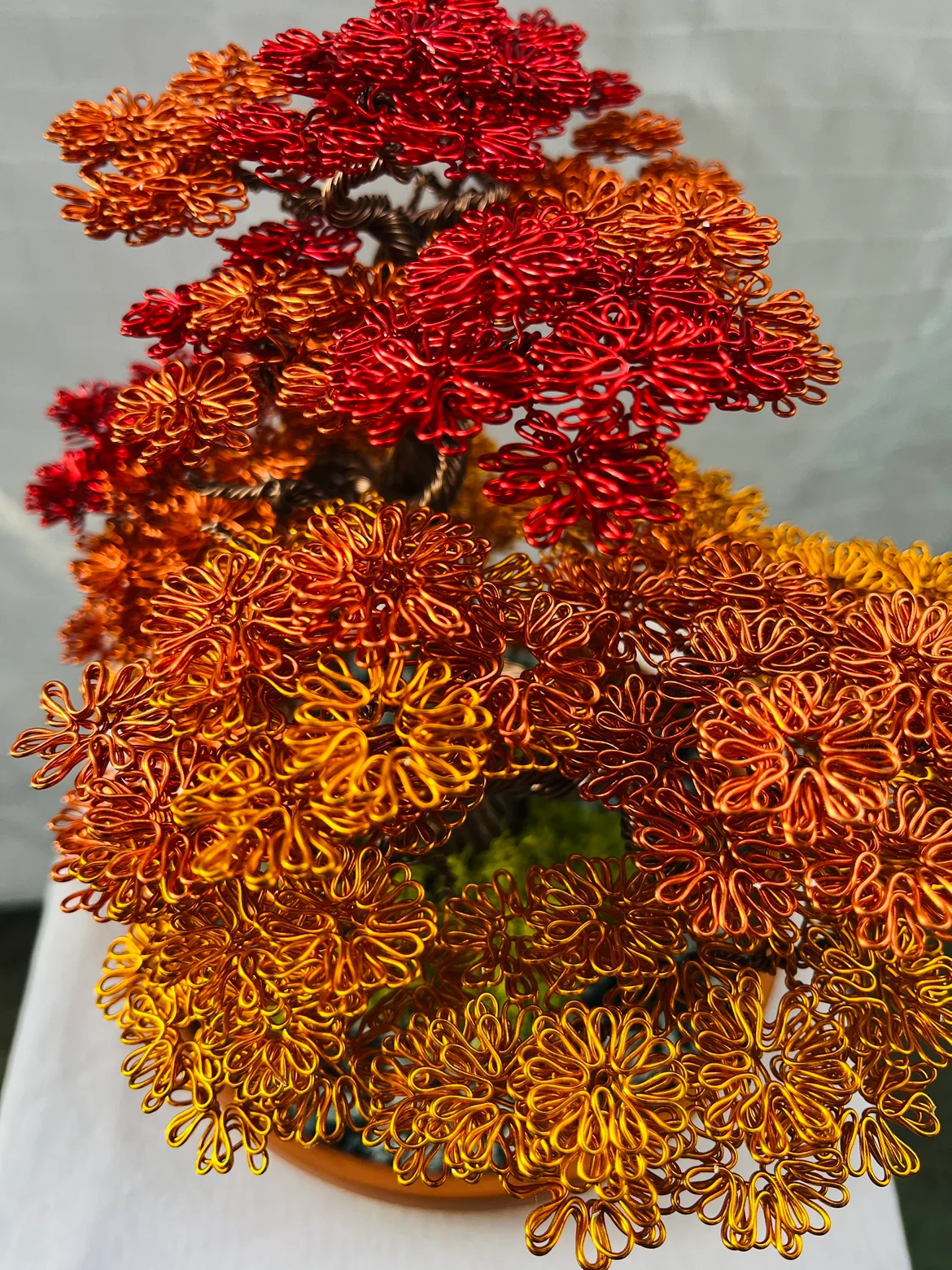 AUTUMN(FALL) WIRE BONSAI TREE image indicator(7)