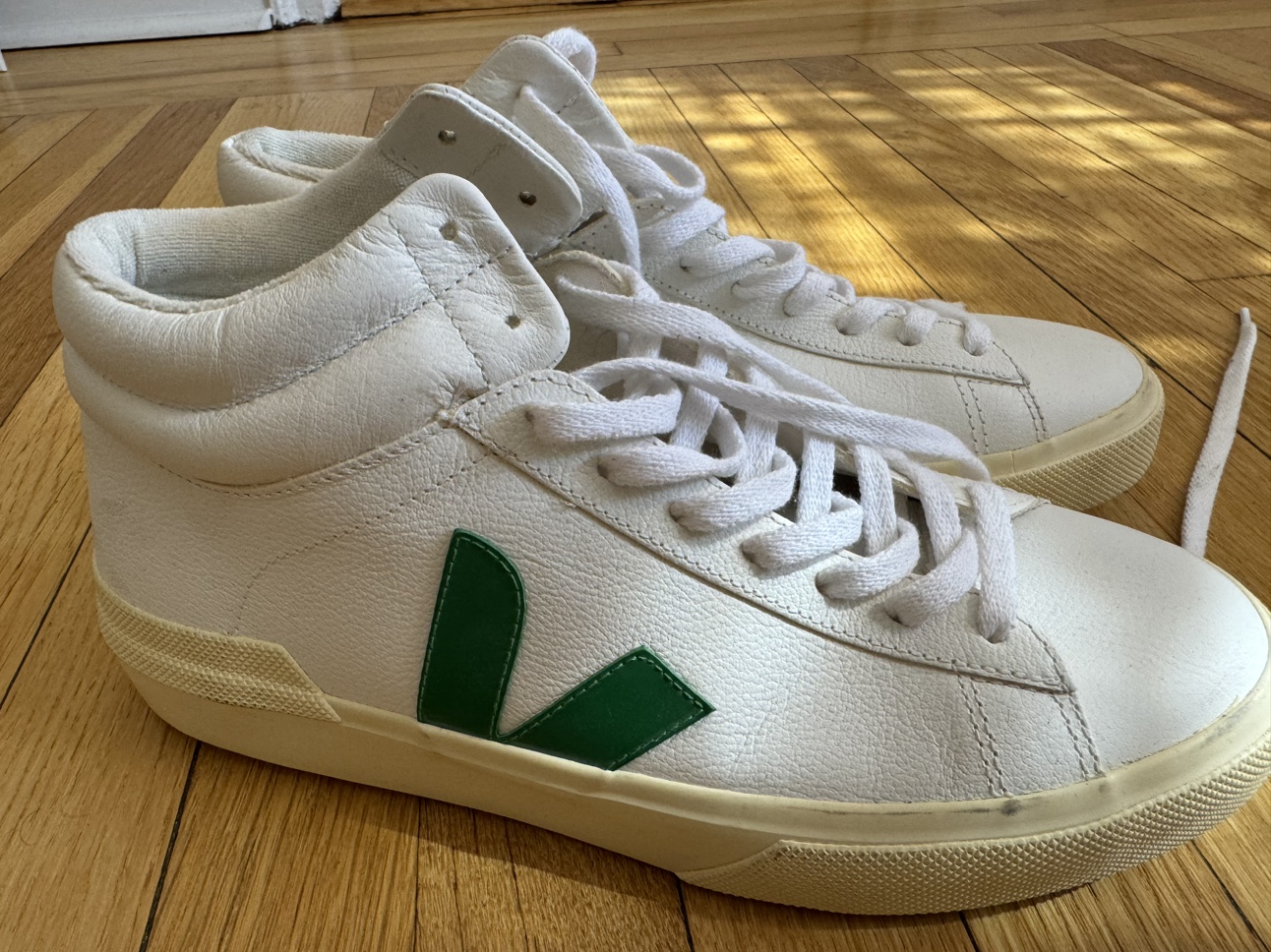 VEJA hi-tops, NEVER WORN - men size 8.5