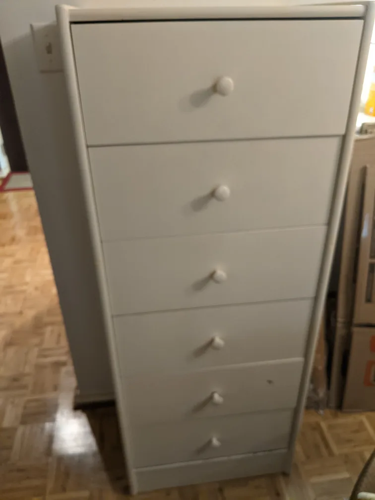 White Chest of Drawers thumbnail