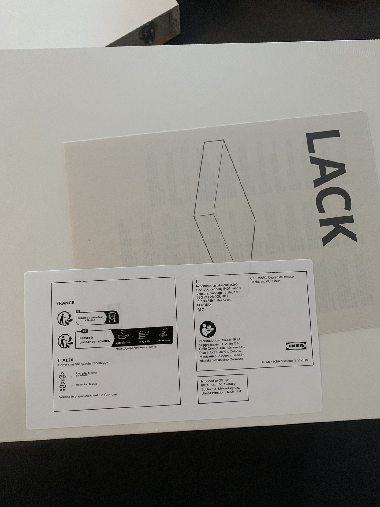 IKEA LACK White Shelving Unit 5pcs - photo 2