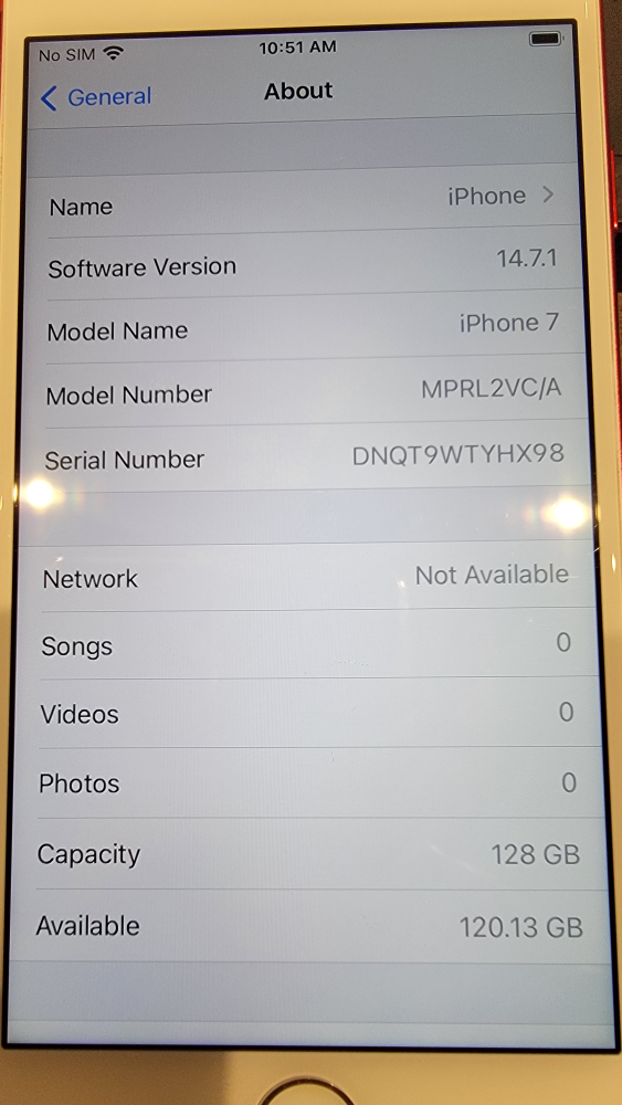 Apple iPhone 7 (Red) 128 GB - photo 2