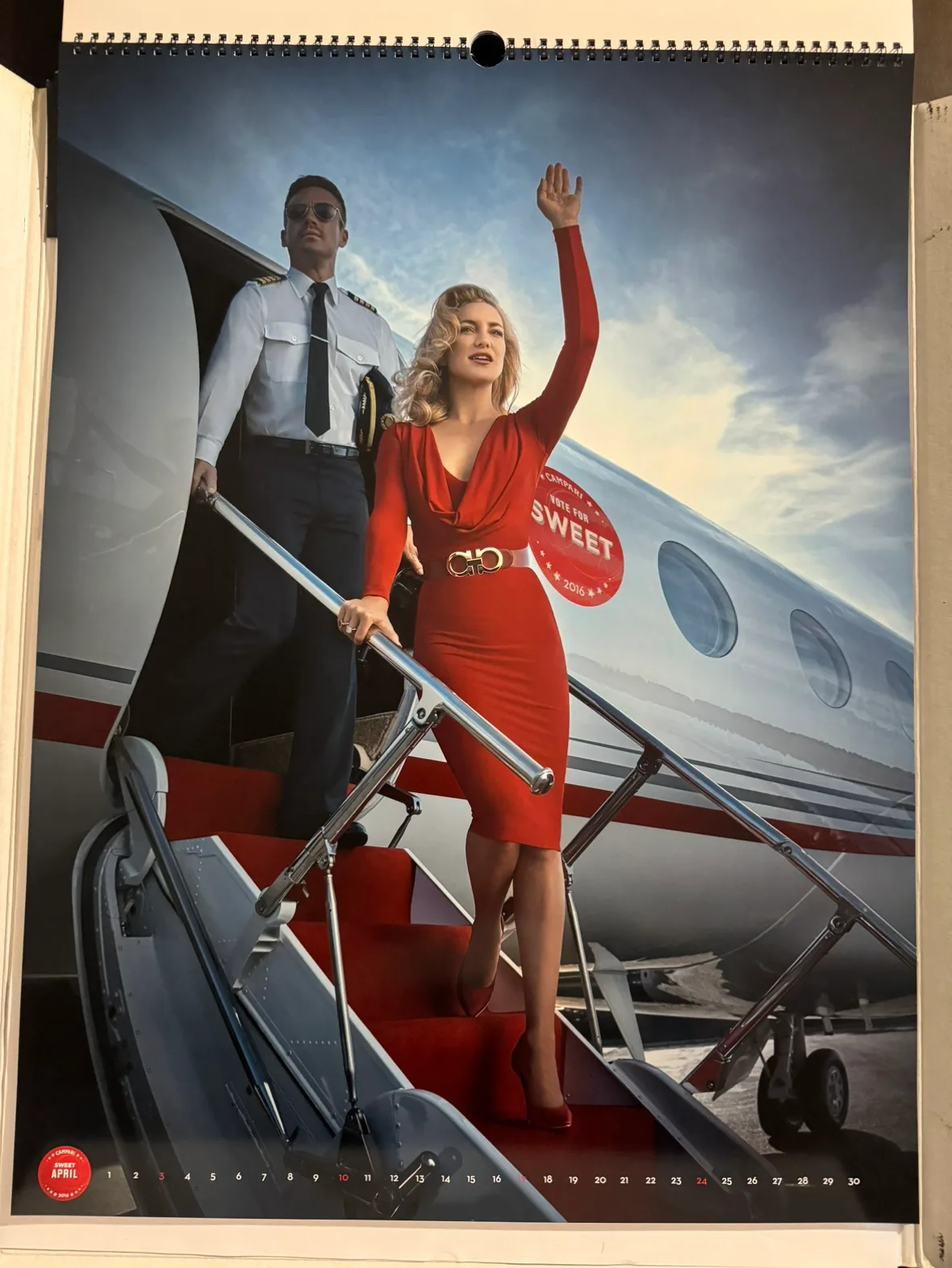Campari Bittersweet Campaign-Kate Hudson 2016 Calendar image indicator(9)