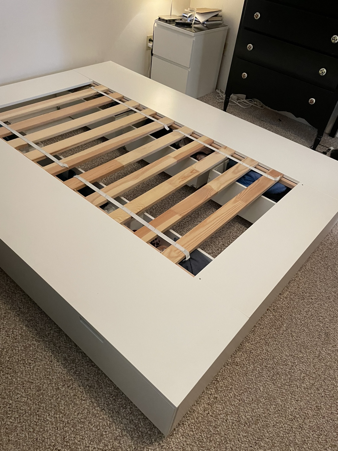 Ikea Nordli Queen Bed Frame with Storage - photo 4