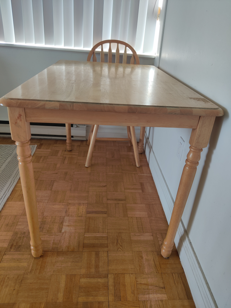 Dinning table and 3 chairs - photo 2