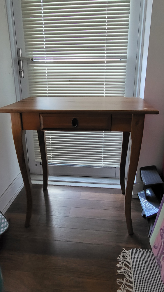 Small Wooden Desk from IKEA