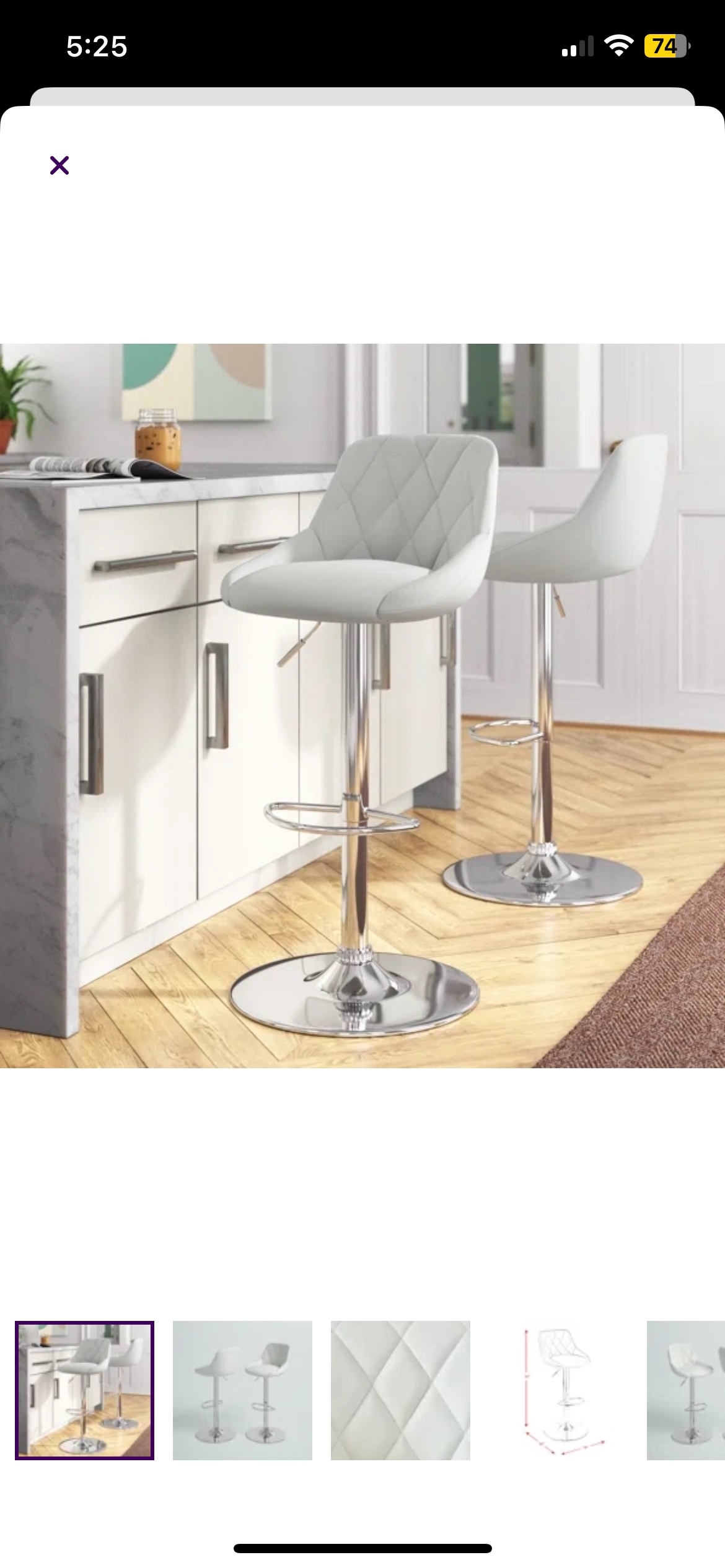 White Bar Stools
