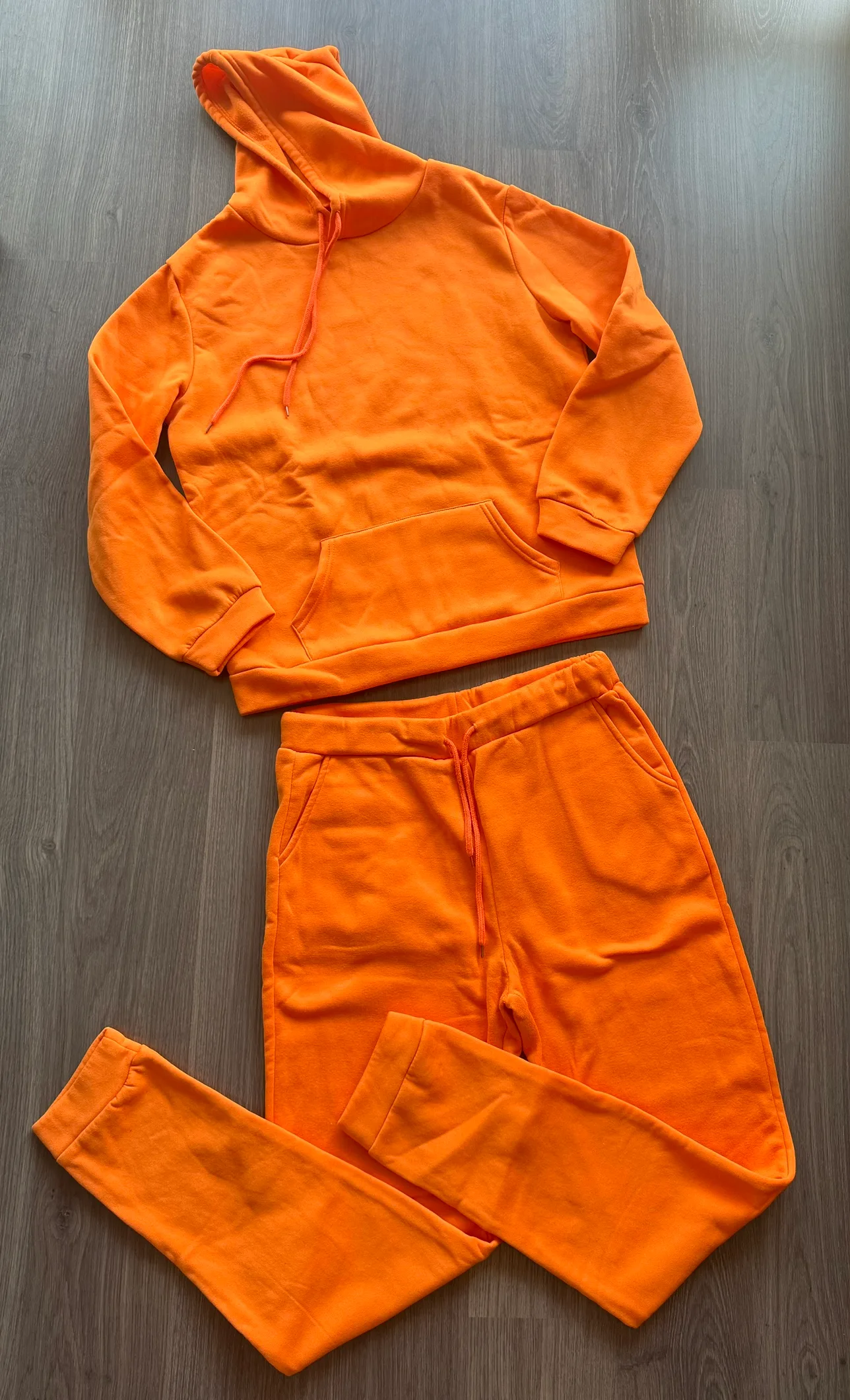 Orange Hoodie and Jogger Set thumbnail