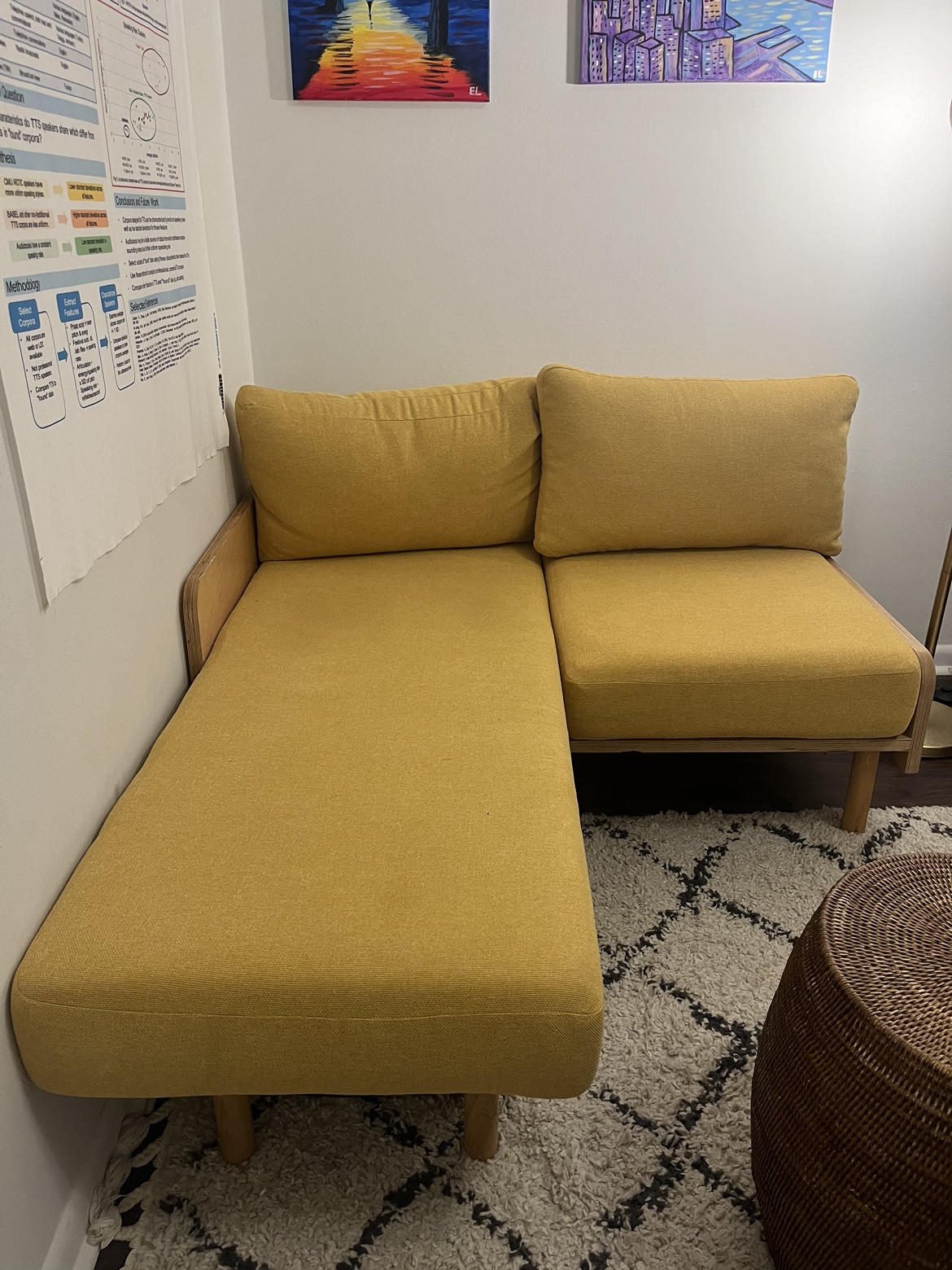 Inside Weather Latte Aero Two Seater Sectional