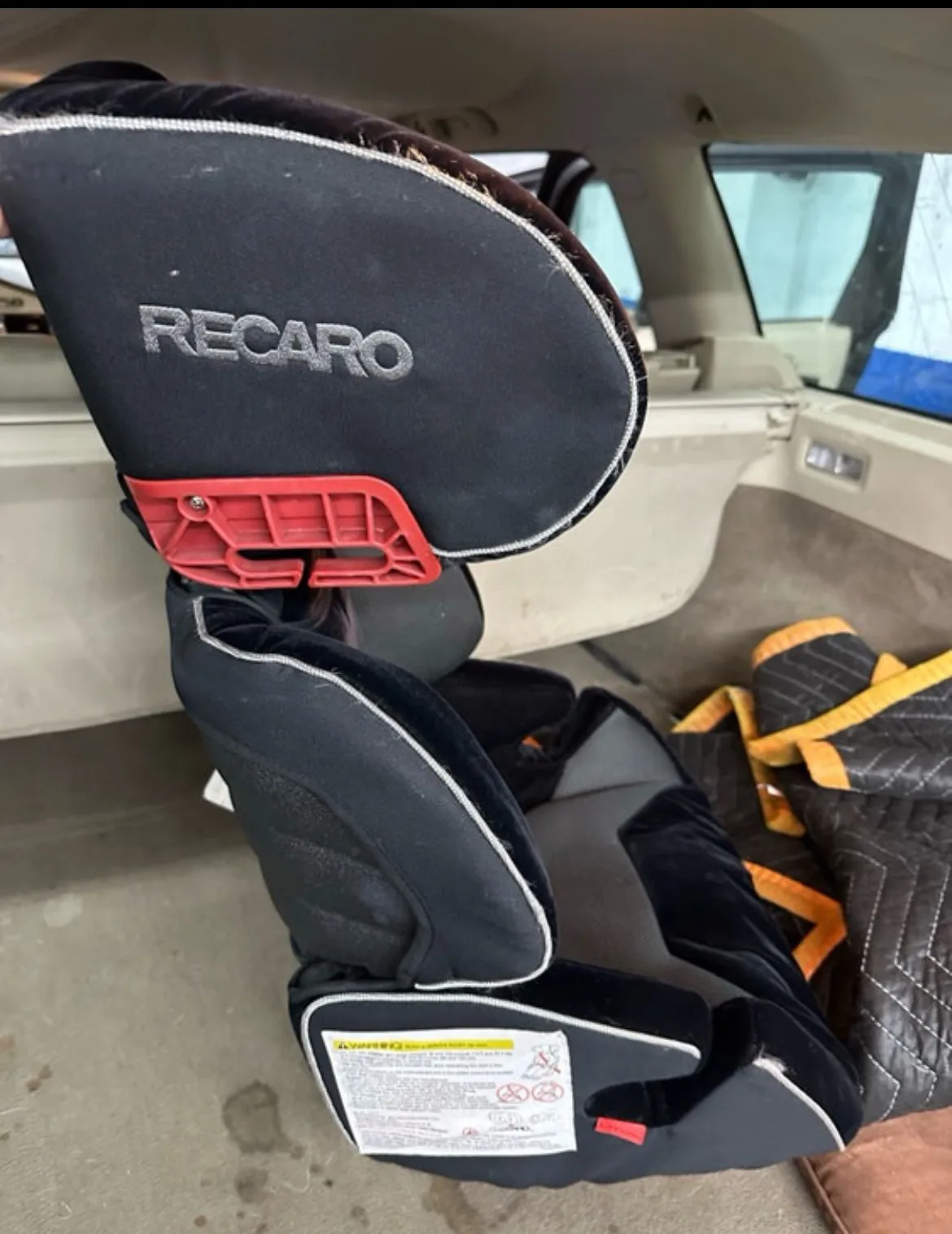 Booster car seat image indicator(2)