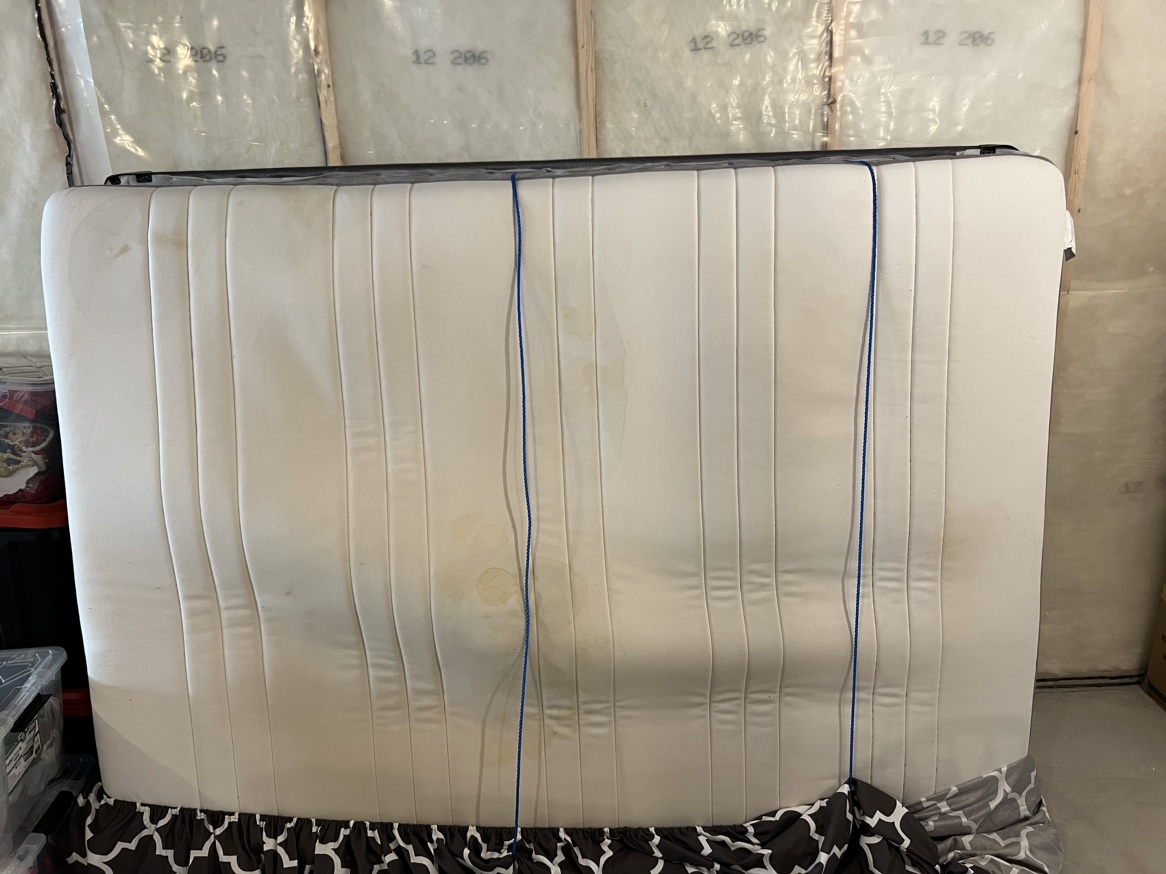 IKEA Queen Mattress with bed box and metal frame - photo 4