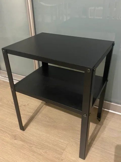 Black Metal Shelf Unit thumbnail