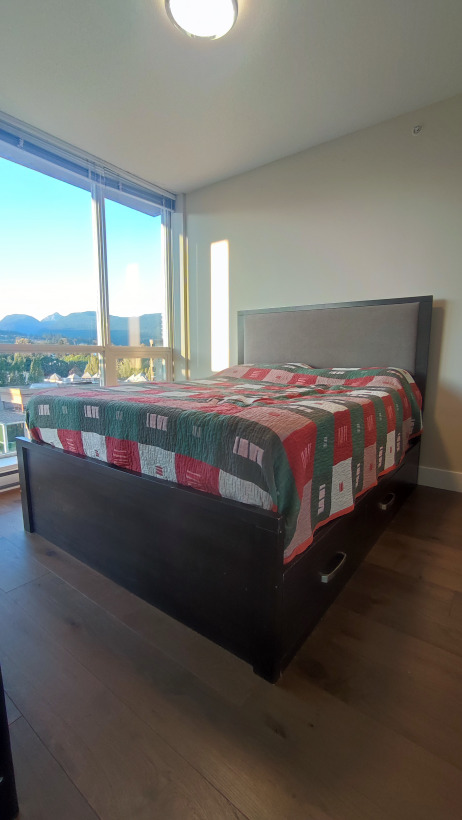 Queen Bed frame with storage